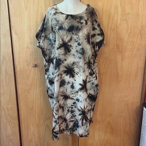 Tie-Dye Kaftan Dress